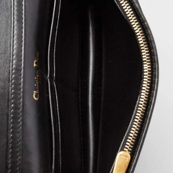 Christian Dior Black Calfskin Leather J'ADIOR Wallet on Chain Clutch Bag - Picture 10 of 12
